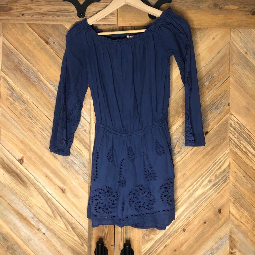 Rebellion Navy blue romper
